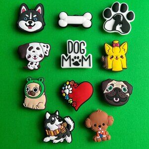 DOGS Crocs Shoe Charms Set of 11 - jibbitz Charms